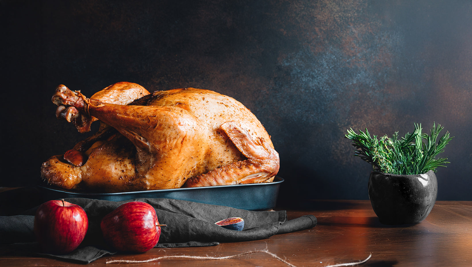 Truthahn mit Kräuter-Frucht-Füllung